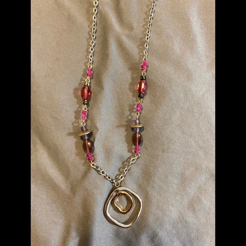 Christopher & Banks Beaded Necklace - new!